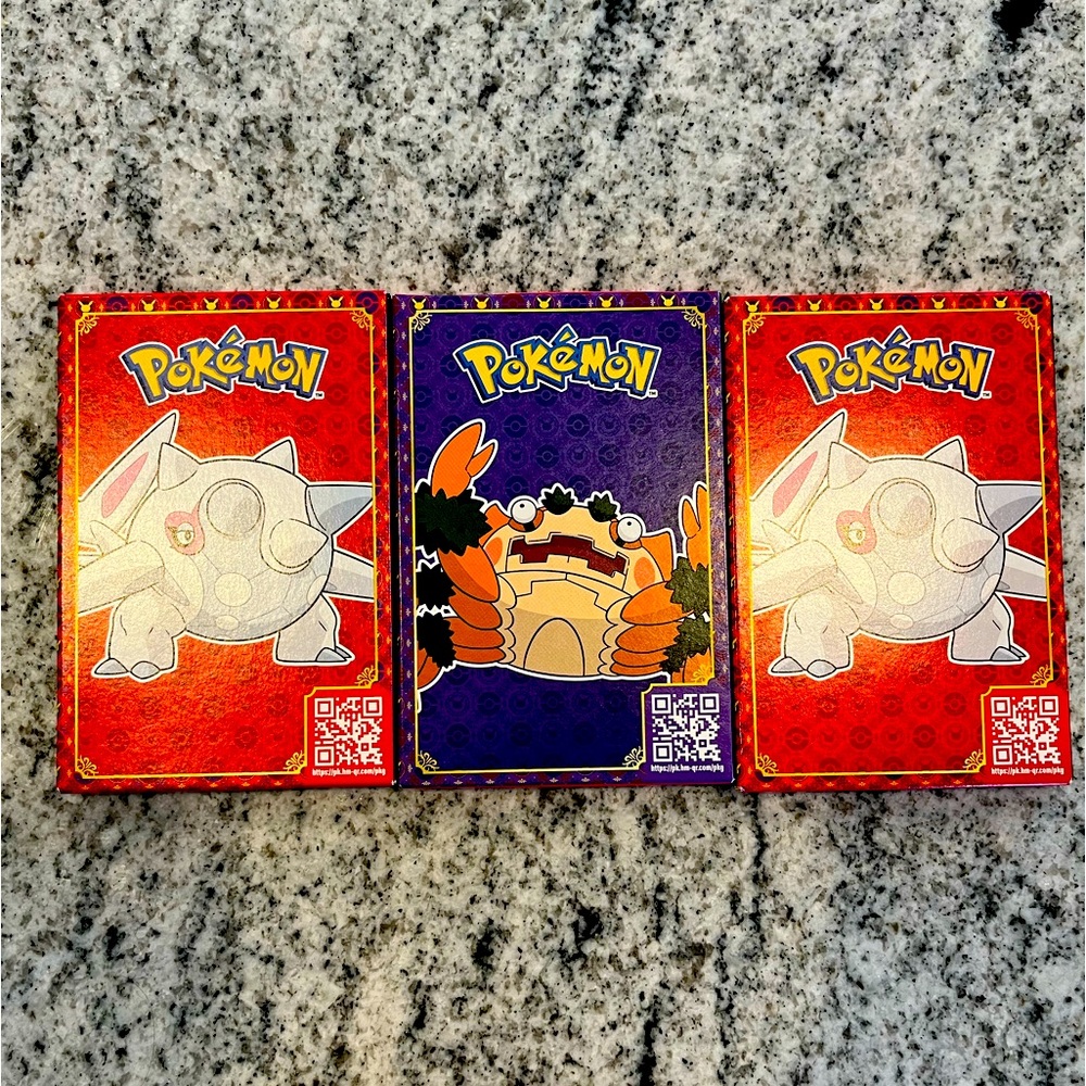 McDonald’s Happy meals toys - Pokémon game cards